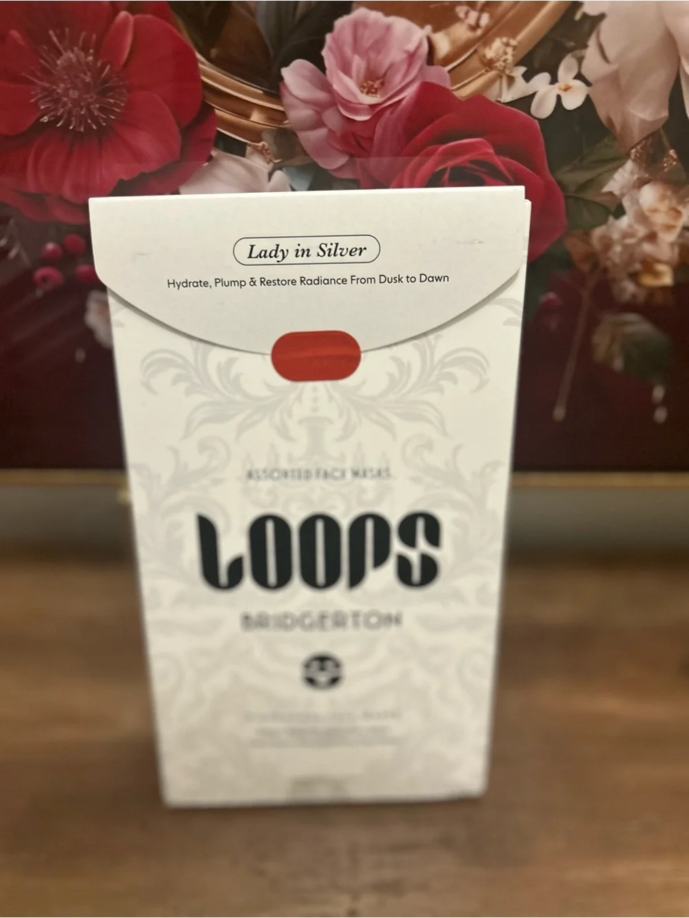 LOOPS x Bridgerton: Lady In Silver Hydrogel Facial Mask